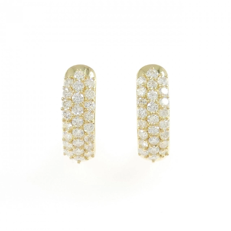 K18YG Bông tai Kim cương 1.00CT - Hàng hiệu Chính hãng 866040