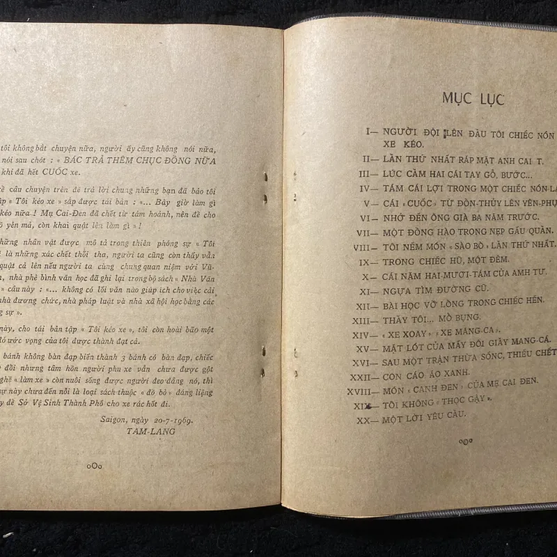 [ Sách xưa] Tôi kéo xe- của nhà văn Tam Lang 1037312