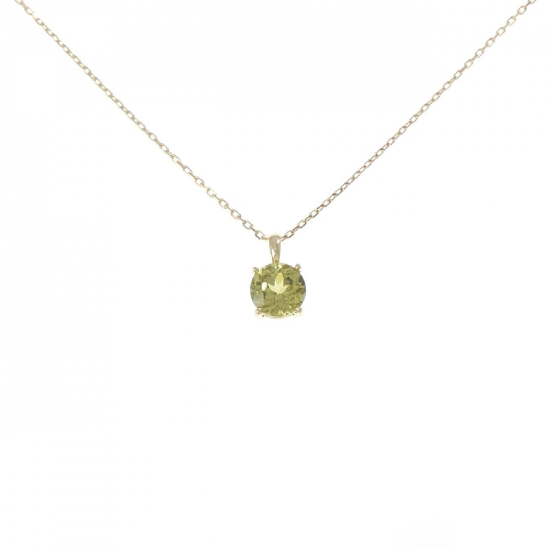 Dây chuyền ngọc garnet xanh GSTB 1.00CT - Hàng hiệu Authentic 840489