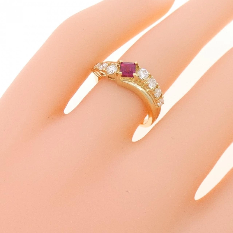 Nhẫn Ruby Mikimoto 0.33CT - Hàng hiệu Chính hãng 838848
