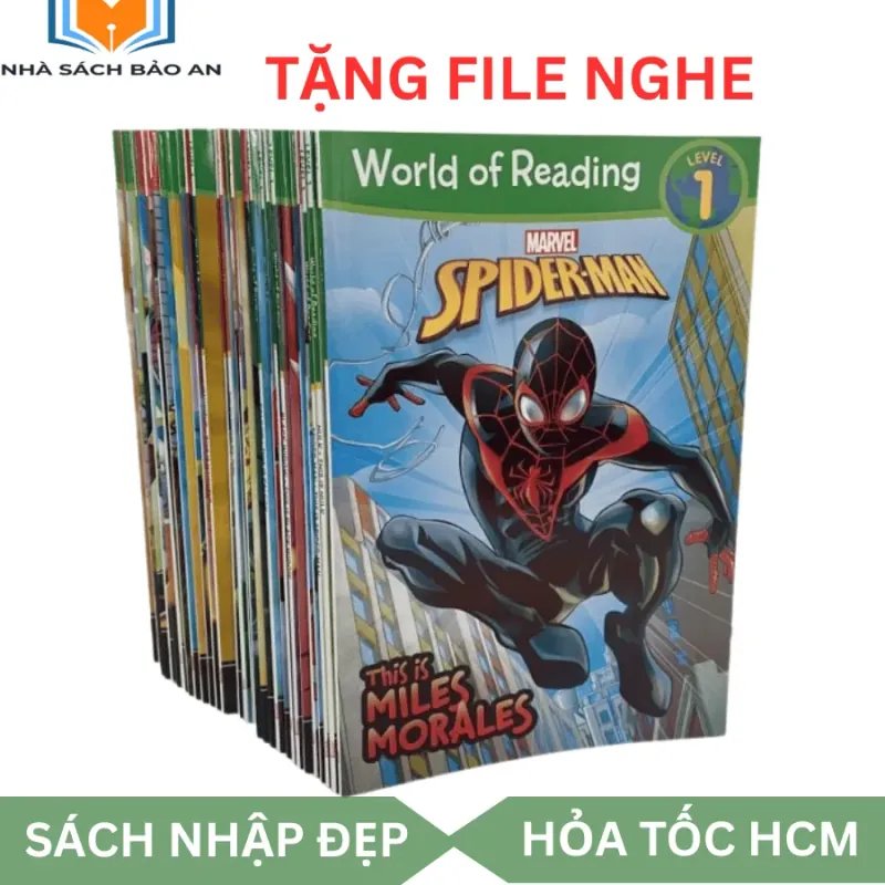 Sách - Marvel World of Reading trọn bộ 31 quyển tặng file nghe, Nhập trung đẹp 780447