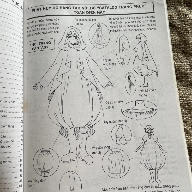 vẽ truyện tranh theo phong cách Nhật Bản- áo choàng  1005262