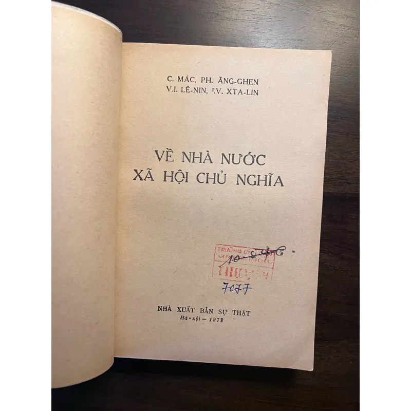 📖 Về Nhà nước xã hội chủ nghĩa (xb 1978) 591795
