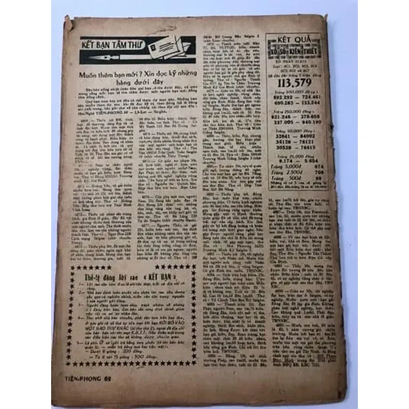 BÁO TIỀN PHONG SỐ ĐẶC BIỆT NĂM 1973 - MẤT BÌA SAU 749461