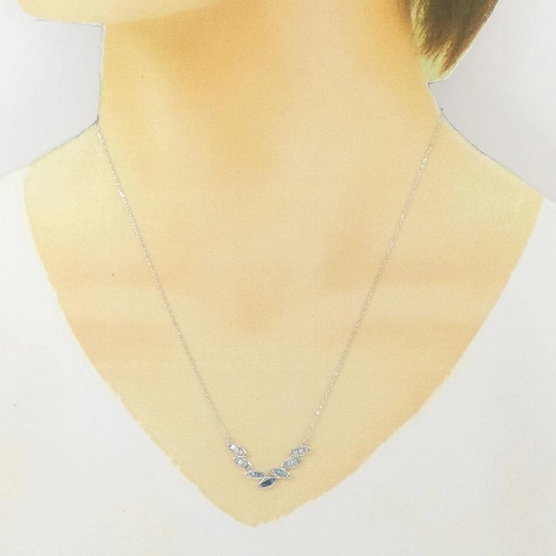 K18WG Dây chuyền kim cương 0.40CT - Hàng hiệu Chính hãng 862356