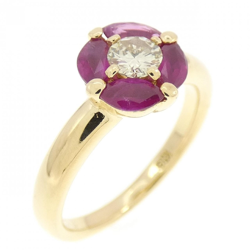 Nhẫn ruby K18YG 0.56CT 671761