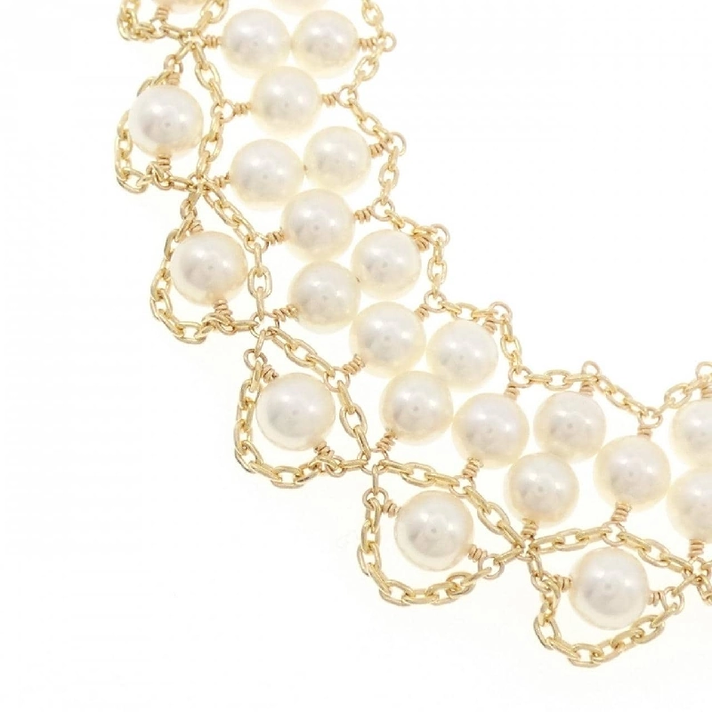 K18YG Ngọc trai Akoya Dây chuyền - Hàng hiệu Chính hãng 857809