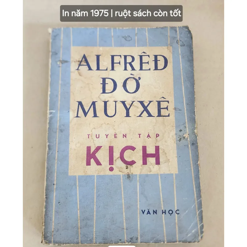 Tuyển tập kịch của Afred De Musset (in 1975) 717971