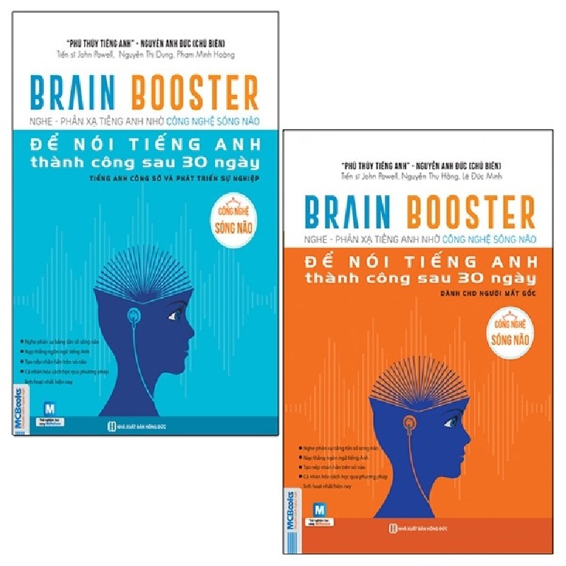 Brain Booster - Nghe Phản Xạ Tiếng Anh Nhờ Công Nghệ Sóng Não Để Nói Tiếng Anh Thành Công Sau 30 Ngày (Bộ 2 Cuốn) - Nguyễn Anh Đức 178239