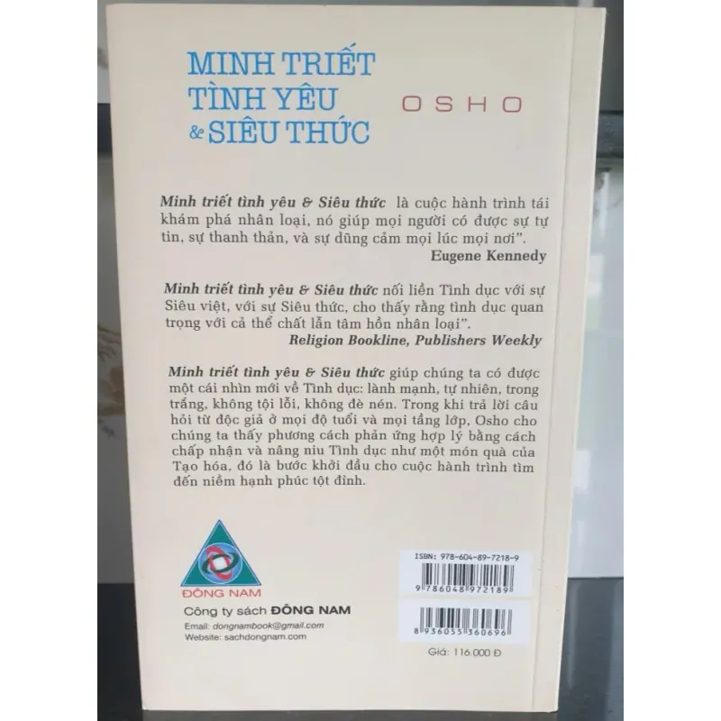 Minh Triết Tình Yêu & Siêu Thức của Osho - Nhà Xuất Bản Hồng Đức 701660