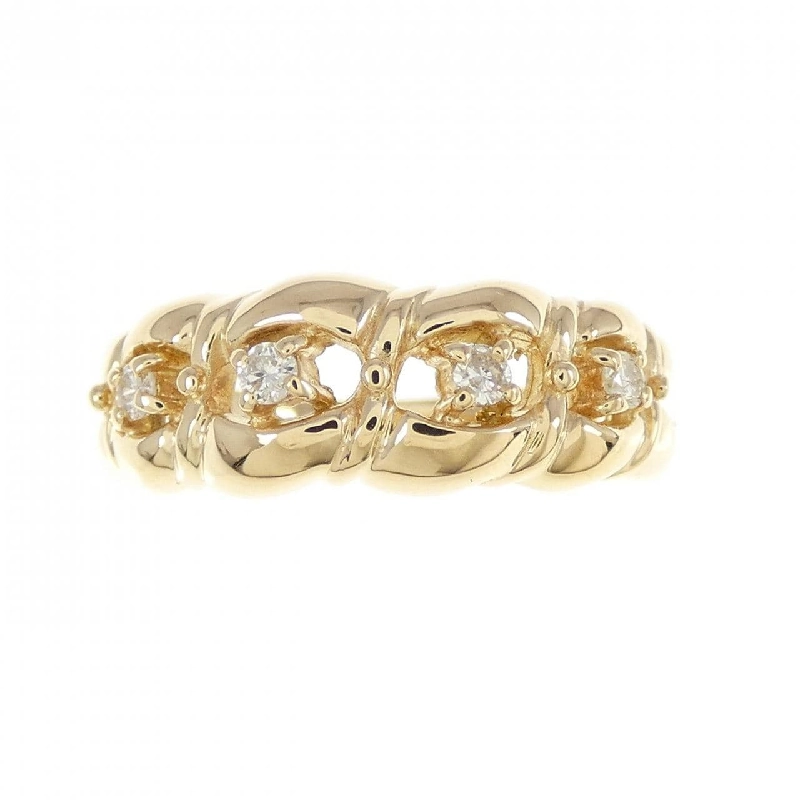 Nhẫn kim cương K18YG 0.09CT - Hàng hiệu Authentic 855793