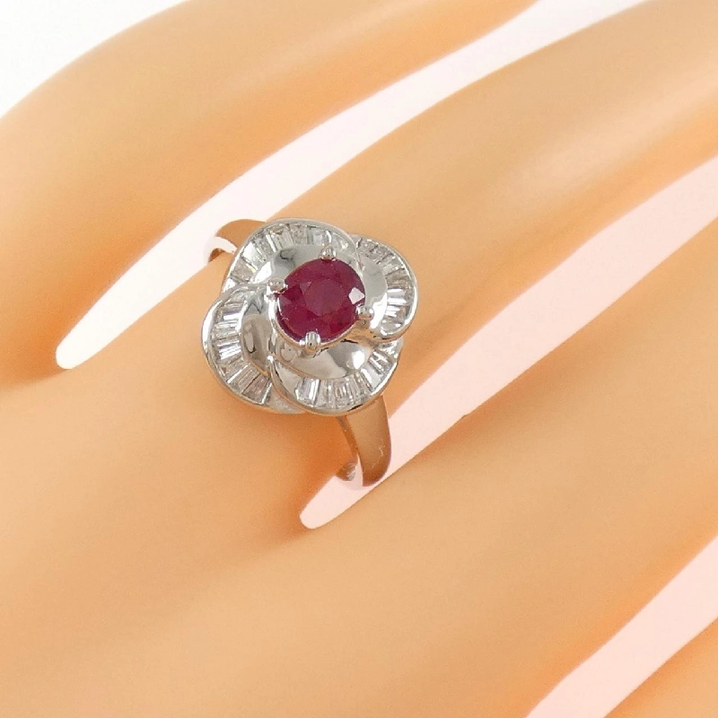 Nhẫn Ruby PT900 0.70CT - Hàng hiệu Chính hãng 851908