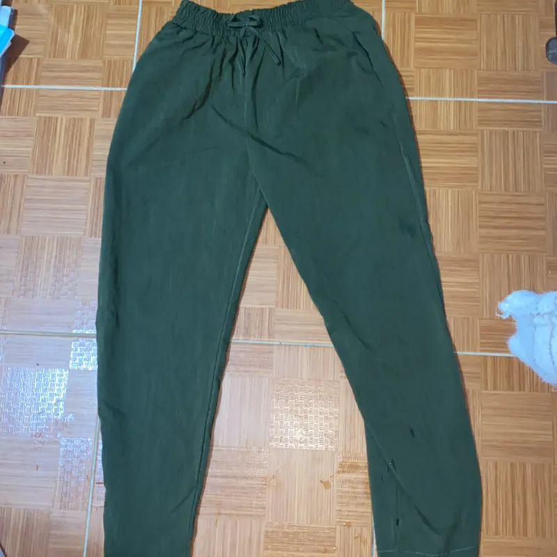 Quần vải đũi nhật kiểu xanh bộ đội 92cm  929725