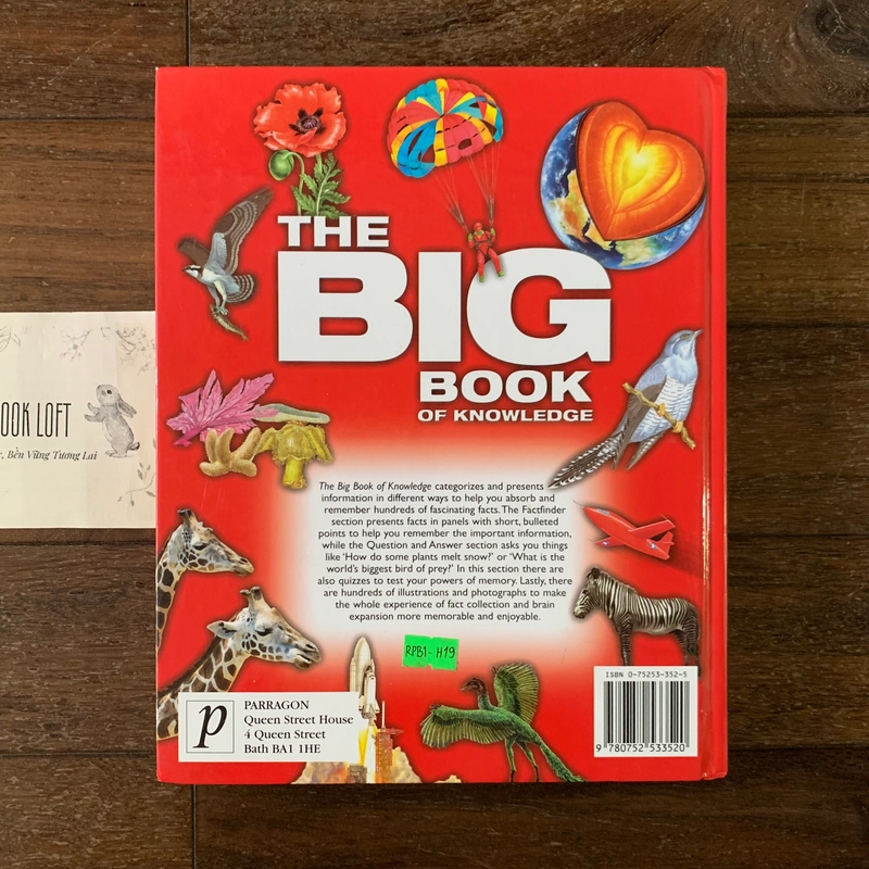 Sách ngoại văn The Big Book of Knowledge, Used, Bìa cứng, Siêu dày 542211