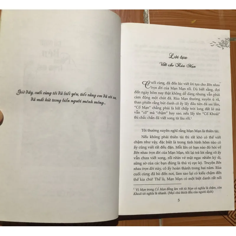 Tiểu thuyết ngôn tình - Bên Nhau Trọn Đời - Cố Mạn 713931