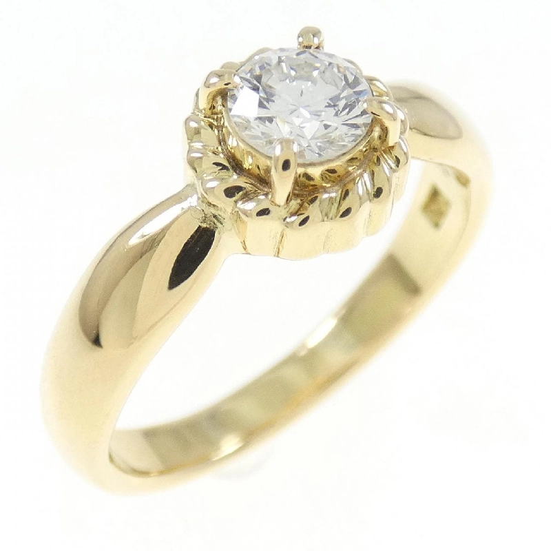 Nhẫn kim cương Solitaire K18YG 0.411CT 673387