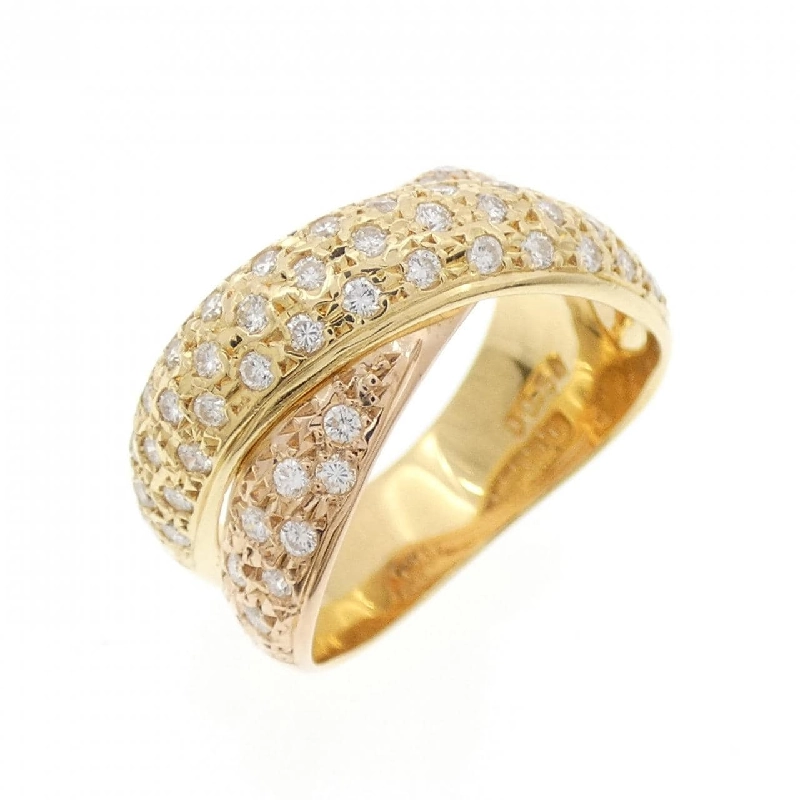 Nhẫn kim cương K18YG/K18PG 0.54CT - Hàng hiệu Authentic 855342