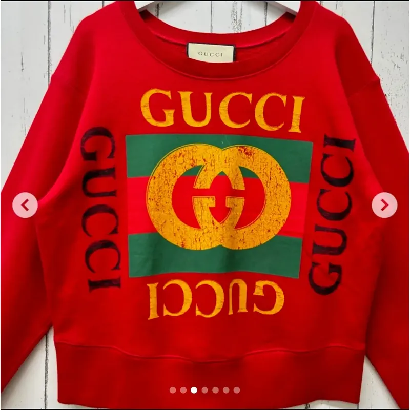 Áo dài tay hiệu Gucci size M 735661