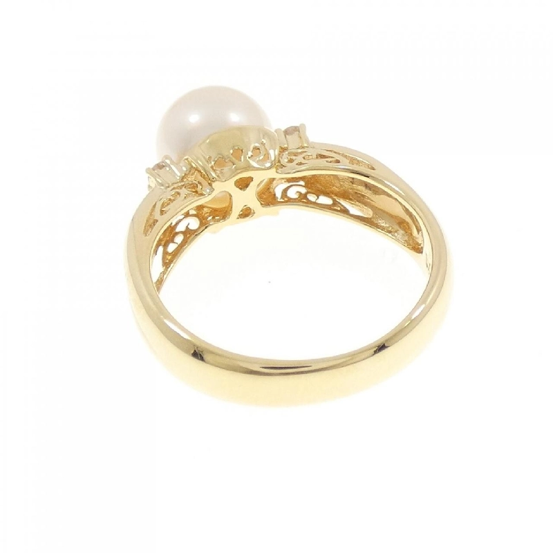 Nhẫn ngọc trai Akoya K18YG 8.2mm - Hàng hiệu Authentic 850045