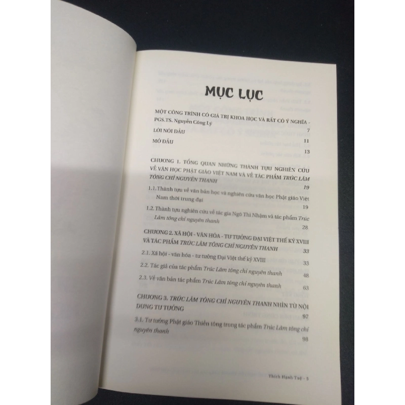 Trúc Lâm Tông Chỉ Nguyên Thanh trong văn học Phật giáo Việt Nam Thích Hạnh Tuệ năm 2018 mới 90% bẩn nhẹ HCM2602 tôn giáo 913215