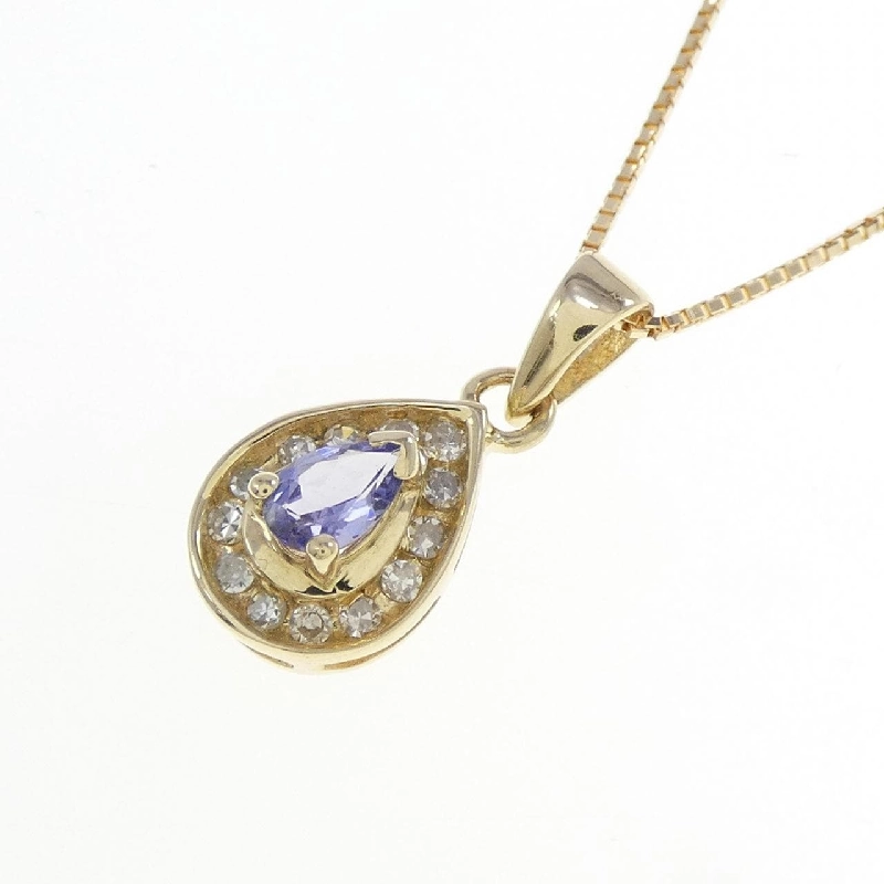 Dây chuyền Tanzanite 14KYG/K18YG - Hàng hiệu Authentic 860893