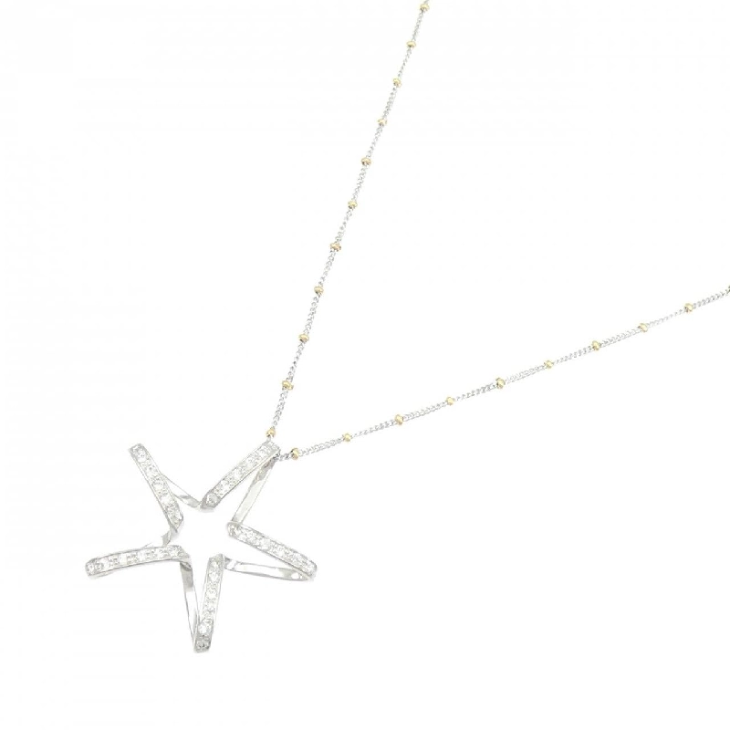 750WG/750YG Ngôi sao Cubic Necklace - Hàng hiệu Authentic 846873