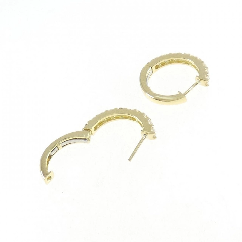 K18YG Bông tai kim cương hình vòng 1.002CT - Hàng hiệu Chính hãng 871958