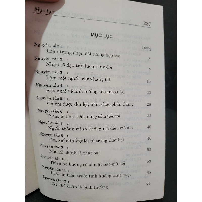 Những nguyên tắc chọn người hợp tác kinh doanh Triệu Vĩ Lương 2002 mới 80% ố nhẹ bìa cong HCM3105 kinh doanh 914487