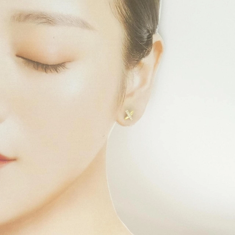 K18YG Bông tai kim cương 0.18CT - Hàng hiệu Chính hãng 869284