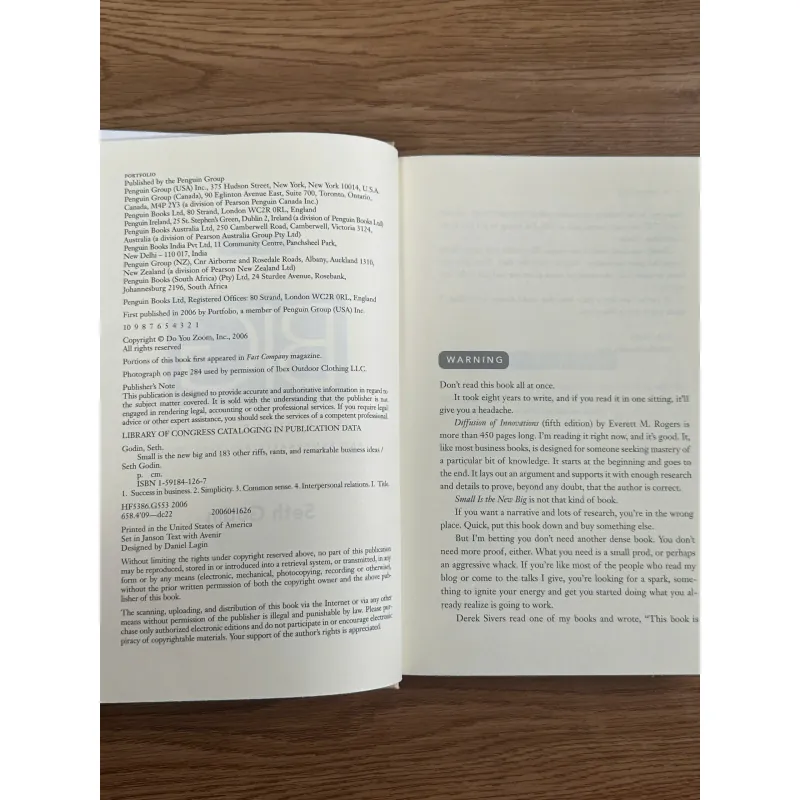 Small Is the New Big - Seth Godin 782870