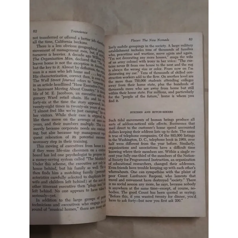 Future Shock	- Alvin Toffler 1006213