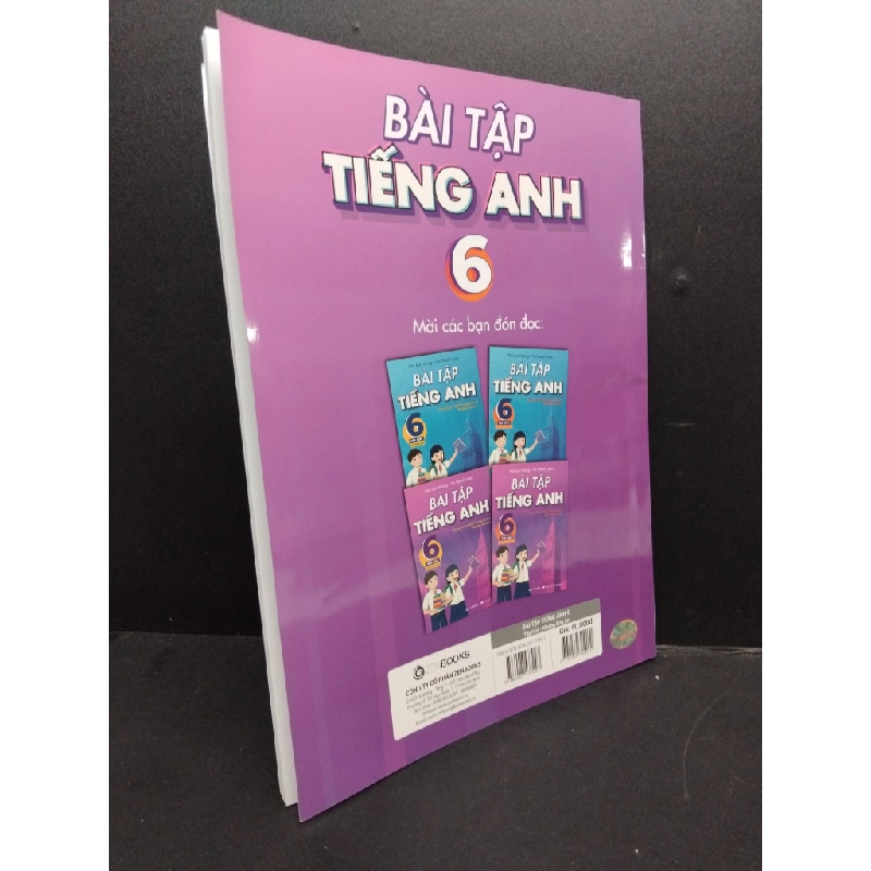 Bài Tập Tiếng Anh 6 Tập Hai Không Đáp Án mới 90% cong bìa nhẹ 2024 HCM2606 Mai Lan Hương - Hà Thanh Uyên HỌC NGOẠI NGỮ 174657