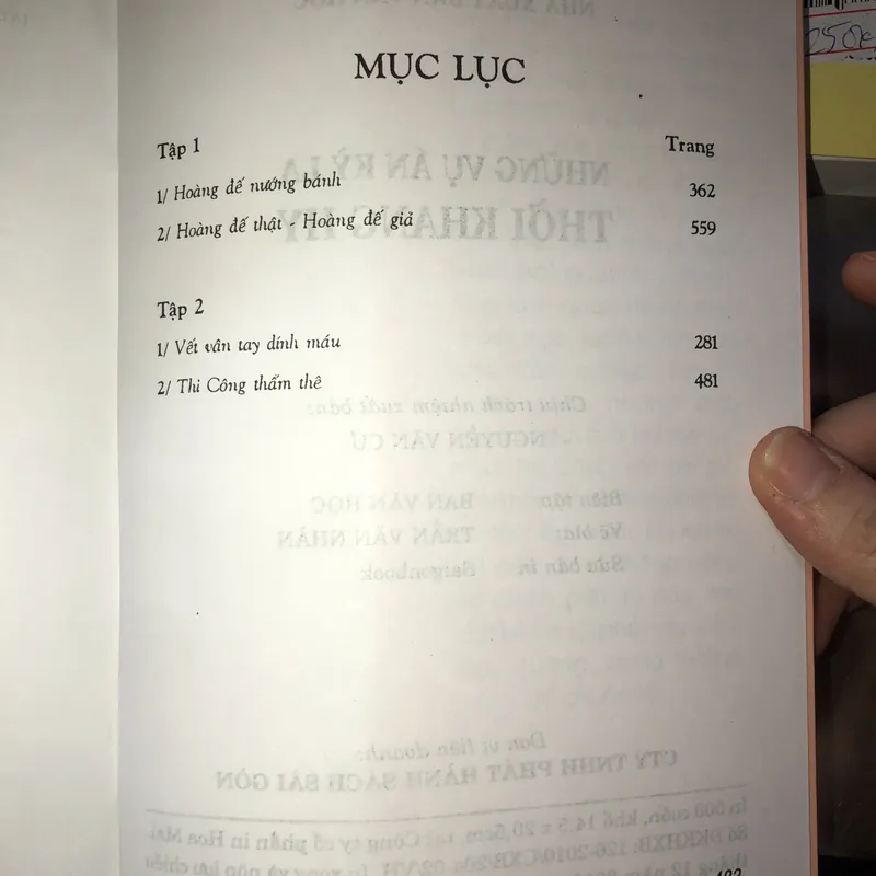 Những vụ án kỳ lạ thời Khang Hy (trọn bộ 2 tập) 732777
