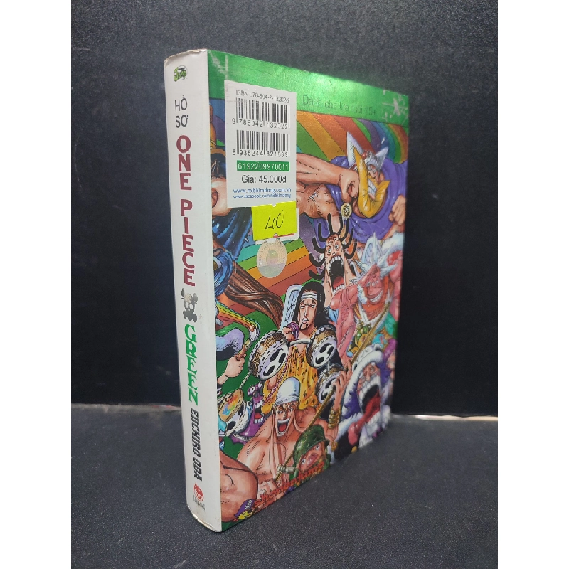 Hồ sơ One Piece Green - Eiichiro Oda 2019 mới 70% ố vàng HCM0305 truyện tranh 140299