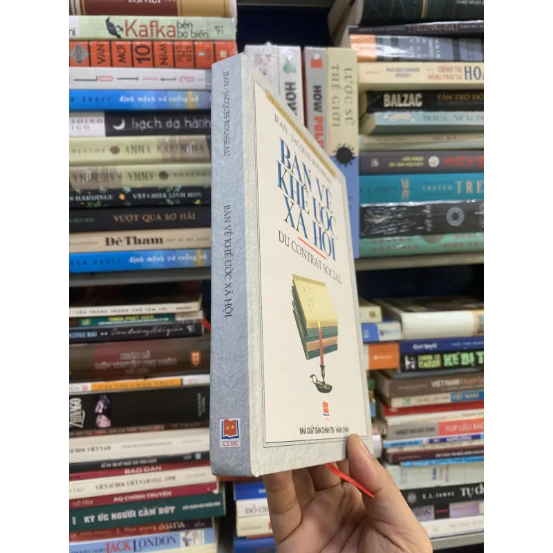 Bàn về khế ước xã hội - jean jacques rousseau.  1008983