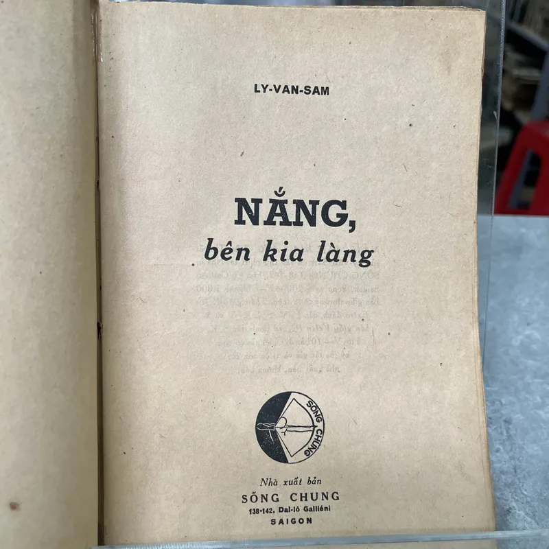 NẮNG, BÊN KIA LÀNG- LÝ VĂN SÂM 704097