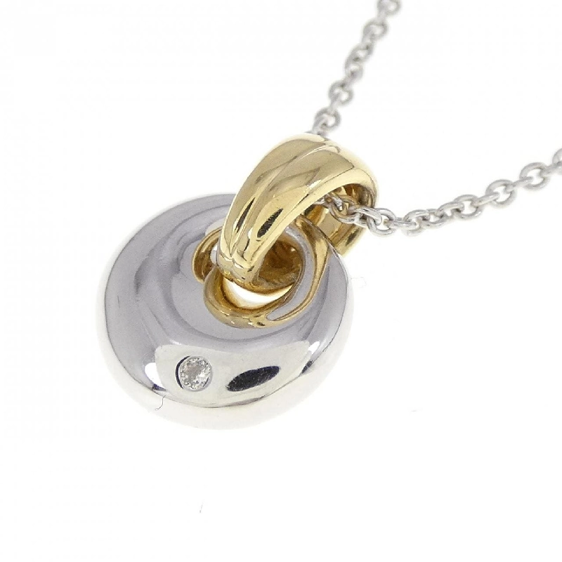 Dây chuyền kim cương 750YG/750WG 0.01CT - Hàng hiệu Chính hãng 867734