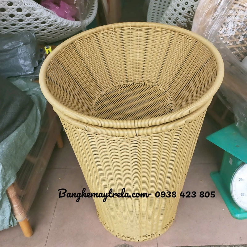 Rổ mây nhựa trưng bày trái cây hoa quả 472385