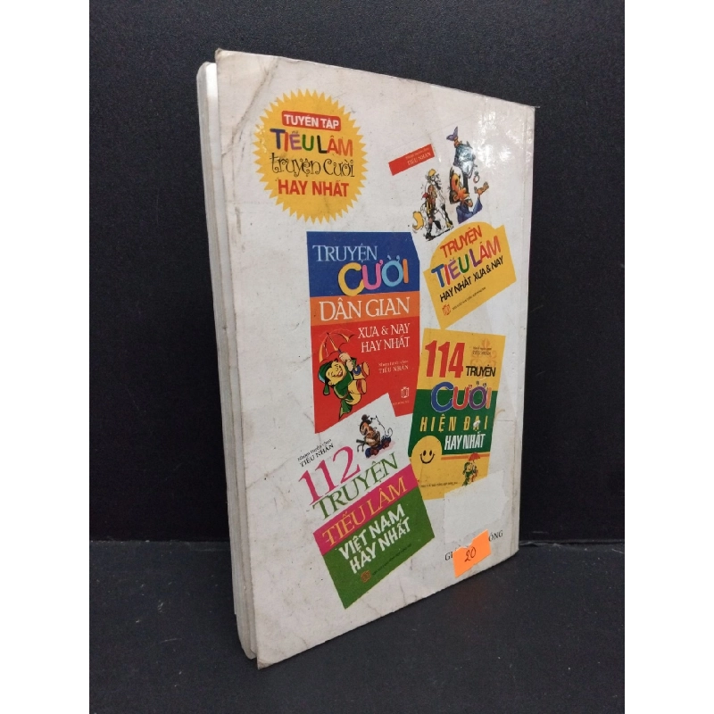 Truyện tiếu lâm hay nhất xưa và nay mới 70% bẩn bìa ố vàng rách trang cuối HCM2809 VĂN HỌC 916872