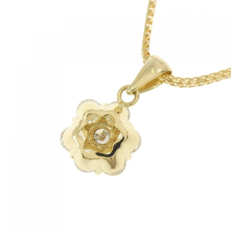 K18YG Hoa Kim Cương Dây Chuyền 1.00CT - Hàng hiệu Chính hãng 860209