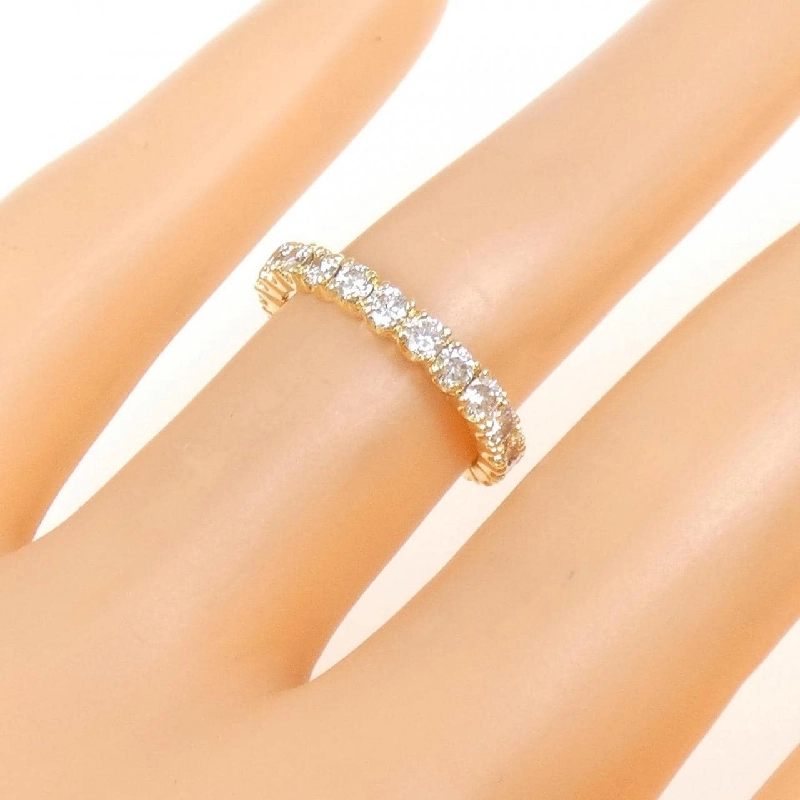 Nhẫn kim cương bán vĩnh cửu K18YG 1.00CT 670108