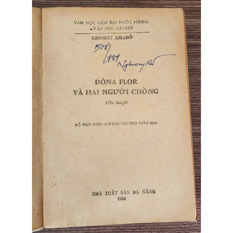 Tác phẩm VH Mỹ Latinh: DONA FLOR VÀ HAI NGƯỜI CHỒNG (Jorge Amado) 961313