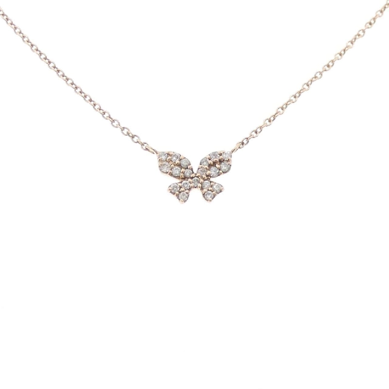 K10PG Bướm Kim Cương Dây Chuyền 0.10CT - Hàng hiệu Chính Hãng 864907