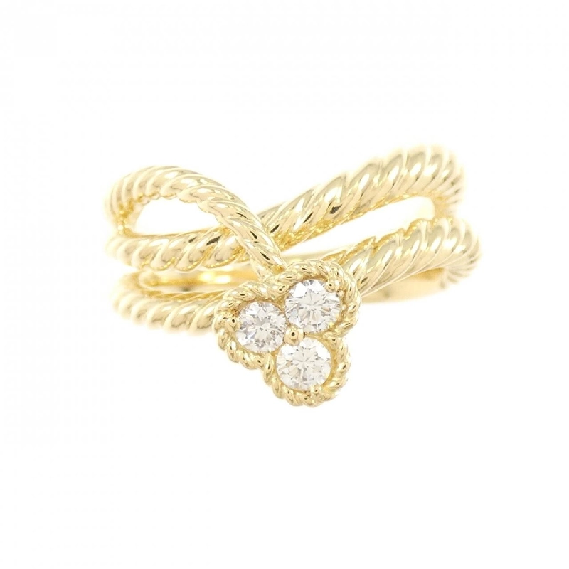 Nhẫn kim cương K18YG 0.18CT 668063