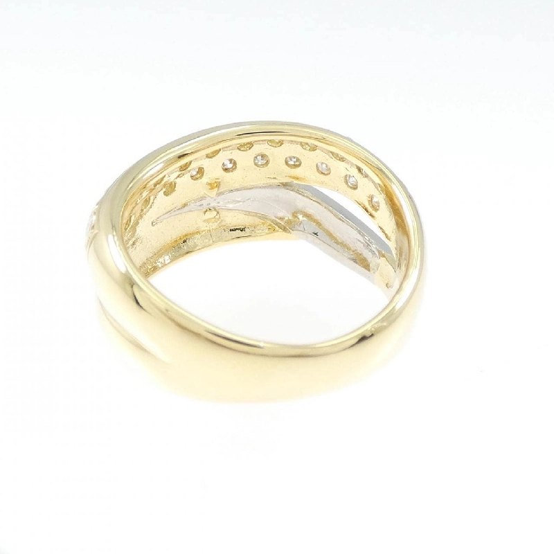 Nhẫn kim cương K18YG/PT850 0.55CT 666582