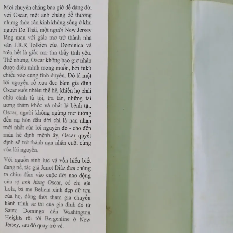 Cuộc đời ngắn ngủi và lạ kỳ của OSCAR WAO 728765