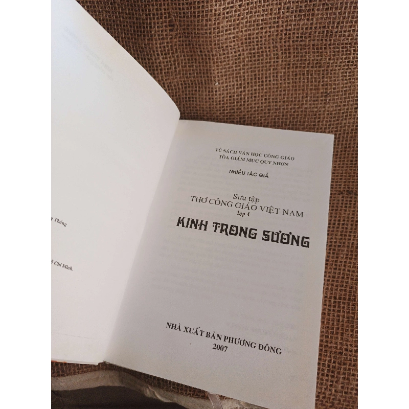Thơ công giáo việt nam: Kinh trong sương 2008 mới 90% (Sách văn học) HCM060526 1039072