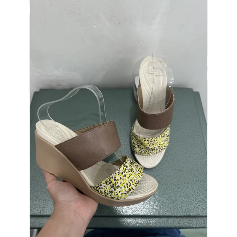 Dép đế xuồng crocs 2hand size w7-37 độ mới cao hình chụp thật 1001633