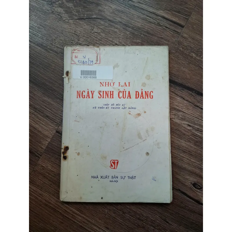 Nhớ Lại Ngày Sinh Của Đảng (Một Số Hồi Ký Về Thời Kỳ Thành Lập Đảng) 716192