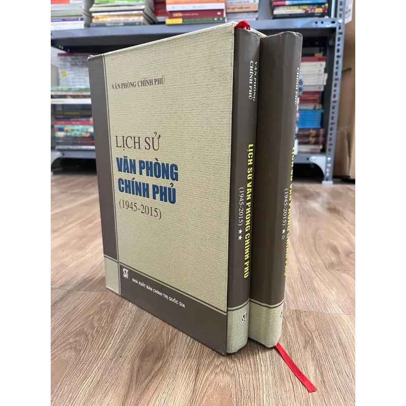 Lịch sử Văn phòng Chính phủ (1945–2015) - boxser bìa cứng - trọn bộ 2 tập 739732